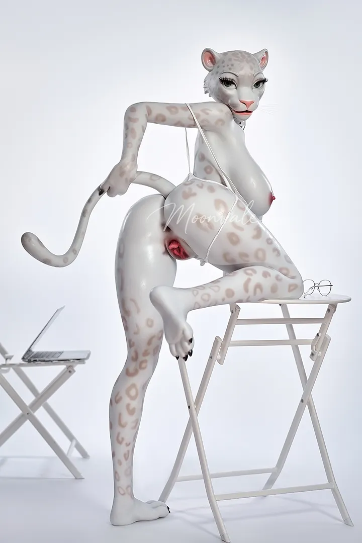 165cm (5ft5) D-Cup Realistic Furry Silicone Sex Doll Velara, Movable Jaw | Moonvale Doll